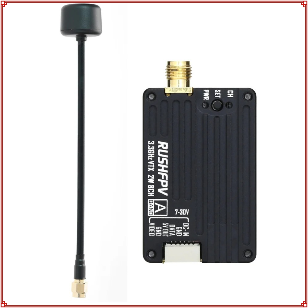 Drone Receiver - Nuovo Trasmettitore RUSHFPV 3.3G 2W VTX