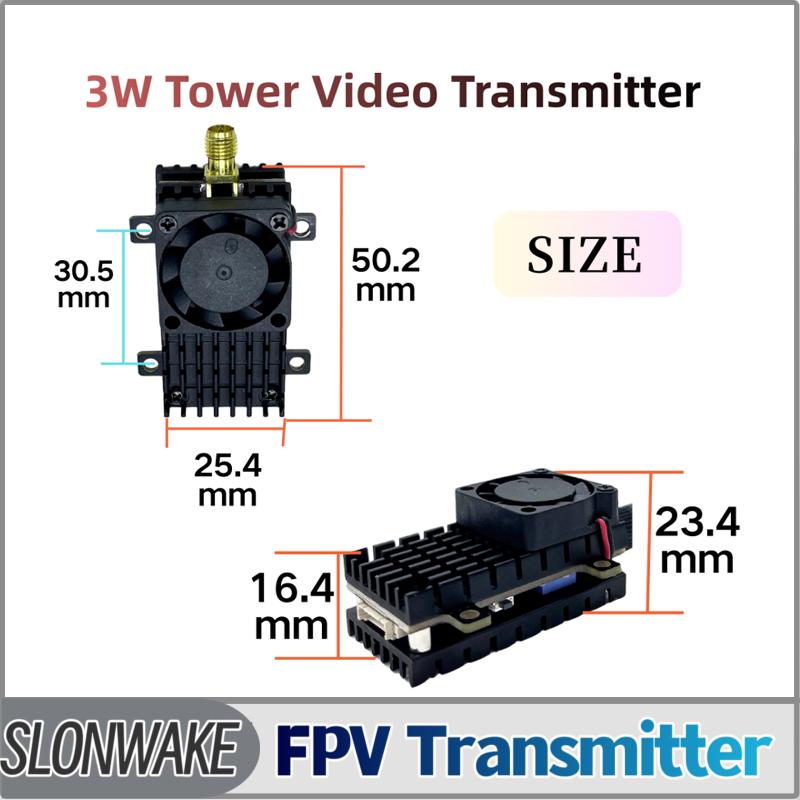 Drone Receiver - SLONWAKE 5.8G 3000mW Simulazione VTX FPV