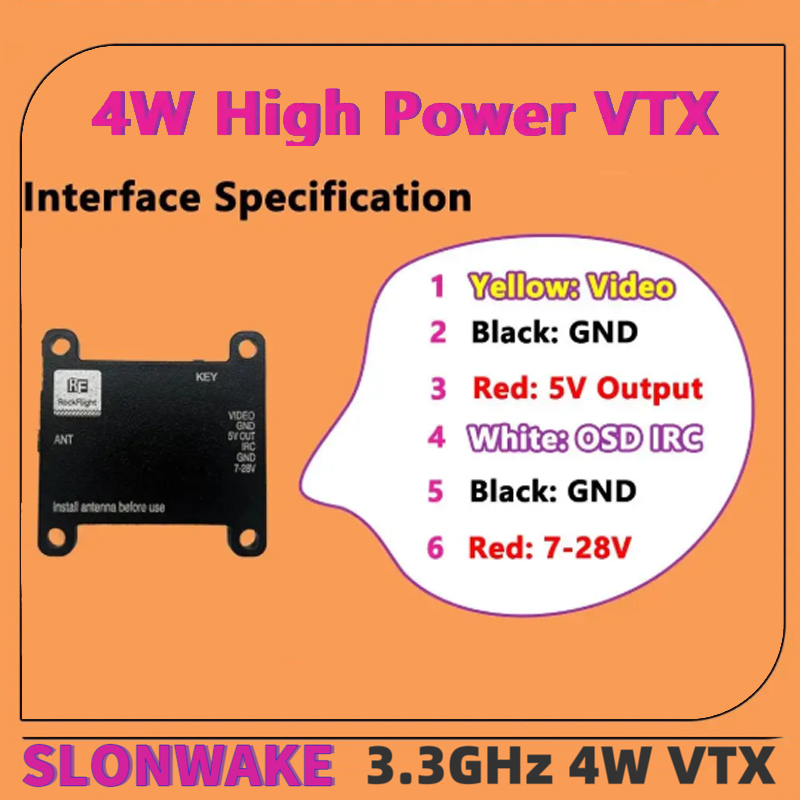 Trasmettitore Video VTX SLONWA - Drone Receiver recensione e prezzo