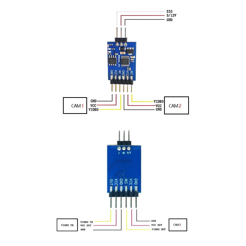 Modulo Switcher Video a 3 Cana - Drone Battery recensione e prezzo
