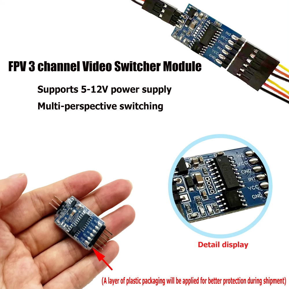 Modulo Switcher Video a 3 Cana - Drone Battery recensione e prezzo